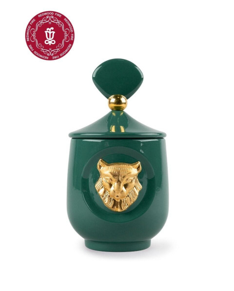 Lynx bougie Lux. animals-Redwood fire Lladró Porcelaine 01040259