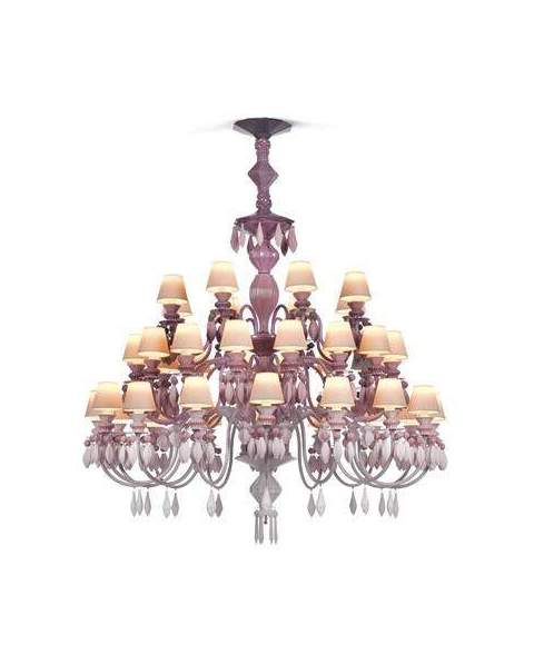 Lladro 1023271 Chandelier CHAND40L PINK CE_UK