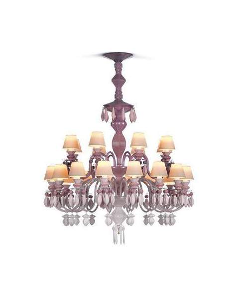 Lladro 1023274 Chandelier CHAND24L PINK CE_UK