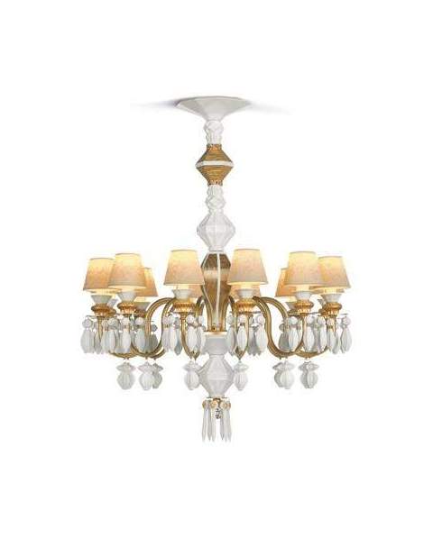 Lladro 1023308 Chandelier CHAND12L GOLD CE_UK