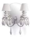 Lladro 1023197 Wall Lamp WALL 2L WHITE CE_UK