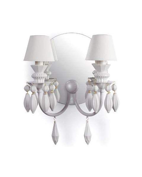 Lladro 1023198 Lampada de parede APL.PARED 2L. BLANCO (US) 1023198