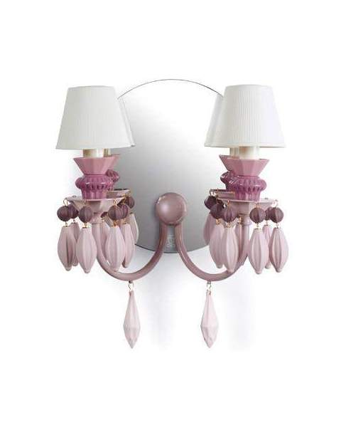 Lladro 1023278 Aplique Pared Belle de Nuit ROSA (US) 1023278