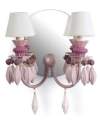 Lladro 1023278 Aplique Pared Belle de Nuit ROSA (US) 1023278