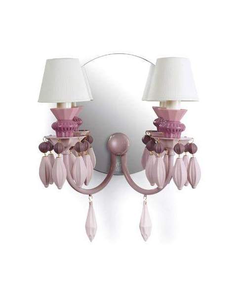 Lladro 1023279 Lampada da parete WALL 2L. PINK (JAPAN) 1023279