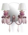 Lladro 1023279 Aplique Pared Belle de Nuit ROSA (JAPAN) 1023279