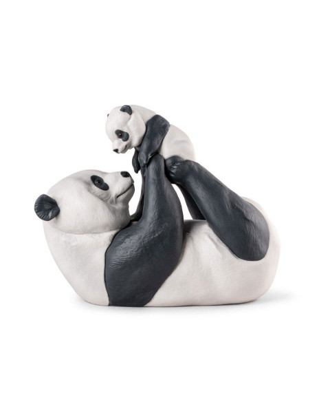 Maman Panda Lladró Porcelaine 01009685