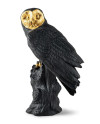 Owl (black-gold) Lladró Porcelain 01009692