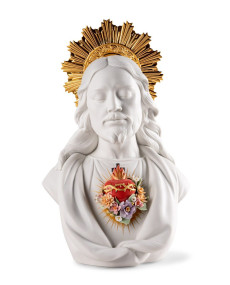 Sacred Heart of Jesus Lladró Porcelain 01009711