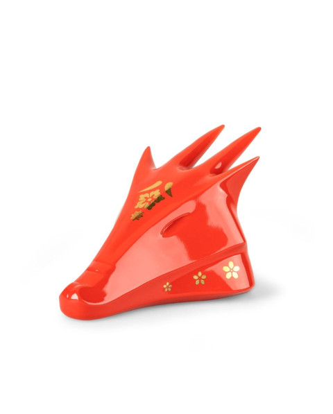 Der Drachen (rot - gold) Lladró Porzellan 01009713