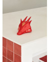 Le Dragon (rouge - or) Lladró Porcelaine 01009713  