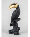 Toucan (black-gold) Lladró Porcelain 01009712