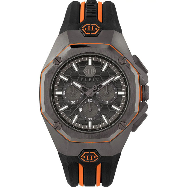Philipp Plein RICH HYPER $PORT / Automatic Black Dial Black Strap PWUAA0323  - First Class Watches™ USA