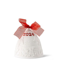 2024 Christmas bell (Re-Deco red) Lladró Porcelain 01018479