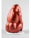 Gorilla (metallic red) Lladró Porcelain 01009747