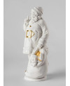 Ha llegado Papá Noél (blanco-oro) Porcelana Lladró 01009734  