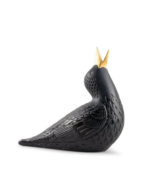 StarlingI (black) Lladró Porcelain 01009676