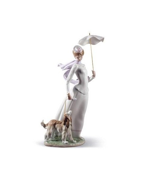 Lladro 01008679 DAMA CON CHAL Porcelana Figura Lladro