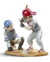 Lladro 01008797 BASEBALL PLAYERS Porcelaine Lladro