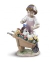 Lladro 01009133 VAMOS DE PASEO Porcelana Figura Lladro