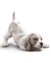 Lladro 01009135 PLAYFUL PUPPY Porcelain