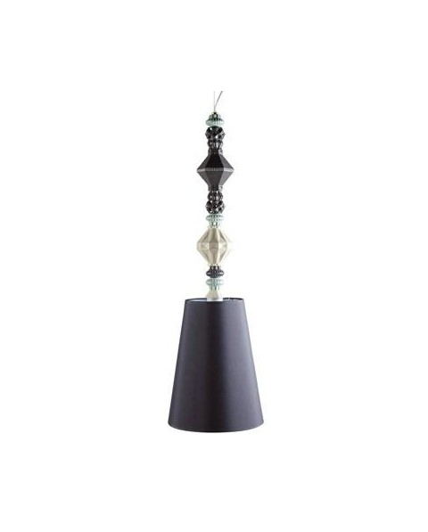 Lladro 01023383 BDN -PENDANT LAMP II -BLACK (CE/UK) Porcelain