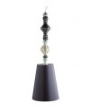 Lladro 01023383 BDN -PENDANT LAMP II -BLACK (CE/UK) Porcelain