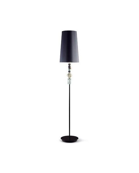 Lladro 01023386 BDN -FLOOR LAMP I -BLACK (CE) Porcelain