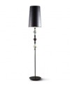 Lladro 01023390 BDN -FLOOR LAMP II -BLACK (CE) Porcelain