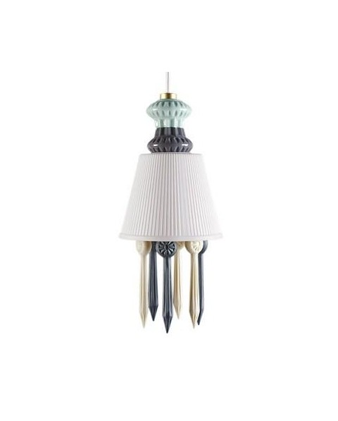 Lladro 01023394 BDN -LITHO. HANGING LAMP -BLACK (CE/UK) Porcelain