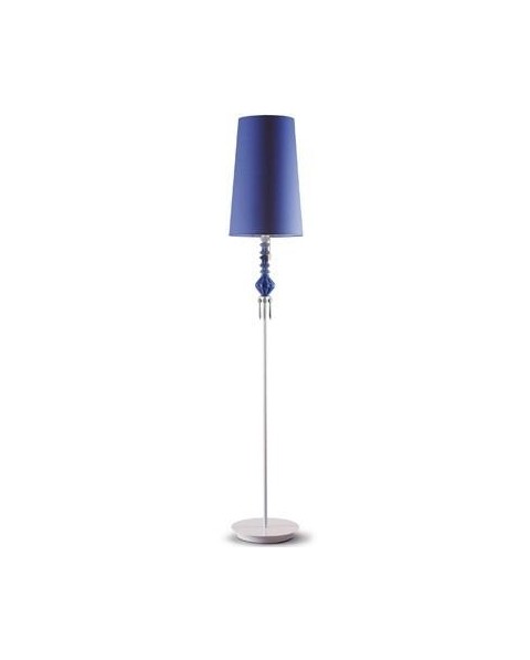 Lladro 01023403 BDN -FLOOR LAMP I -BLUE (CE) Porcelain