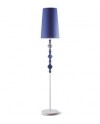 Lladro 01023407 BDN -FLOOR LAMP II -BLUE (CE) Porcelain