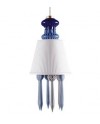 Lladro 01023411 BDN -LITHO. HANGING LAMP -BLUE (CE/UK) Porcellana Lladro