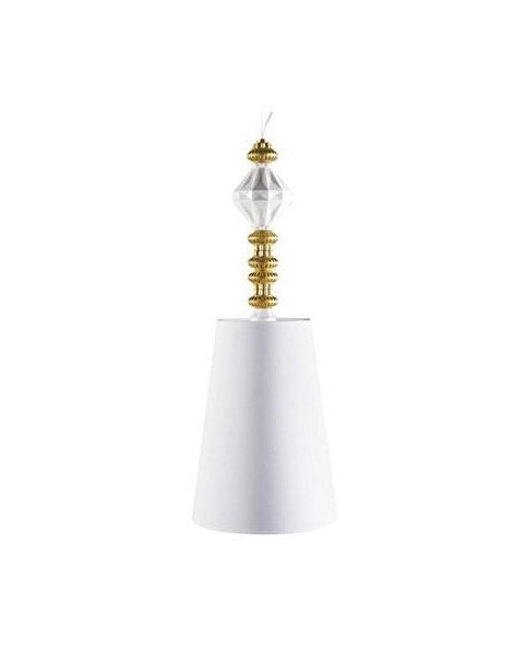 Lladro 01023448 BDN -PENDANT LAMP I -GOLD (CE/UK) Porcelaine Lladro