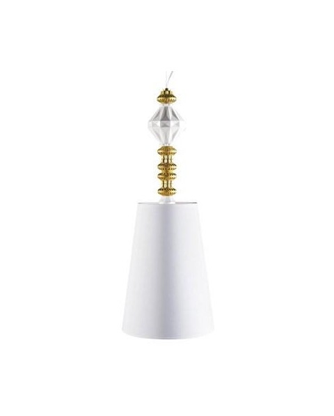 Lladro 01023448 BDN -PENDANT LAMP I -GOLD (CE/UK) Porcellana Lladro