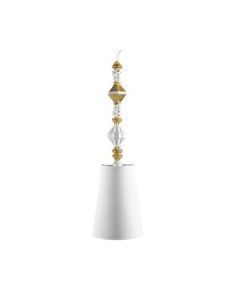 Lladro 01023451 BDN -PENDANT LAMP II -GOLD (CE/UK) Porcelain