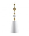 Lladro 01023451 BDN -PENDANT LAMP II -GOLD (CE/UK) Porcellana Lladro