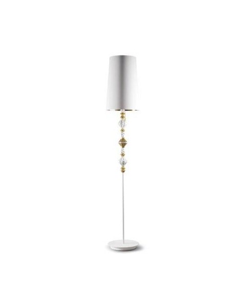 Lladro 01023458 BDN -FLOOR LAMP II -GOLD (CE) Porcelain