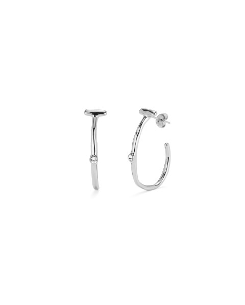 Boucles d'oreilles UNOde50 PEN0959BLNMTL0U