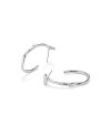 Boucles d'oreilles UNOde50 PEN0959BLNMTL0U