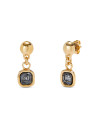 Boucles d'oreilles UNOde50 PEN0998NGRORO0U