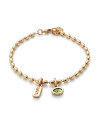 Pulsera UNOde50  PUL2569VRDORO0M