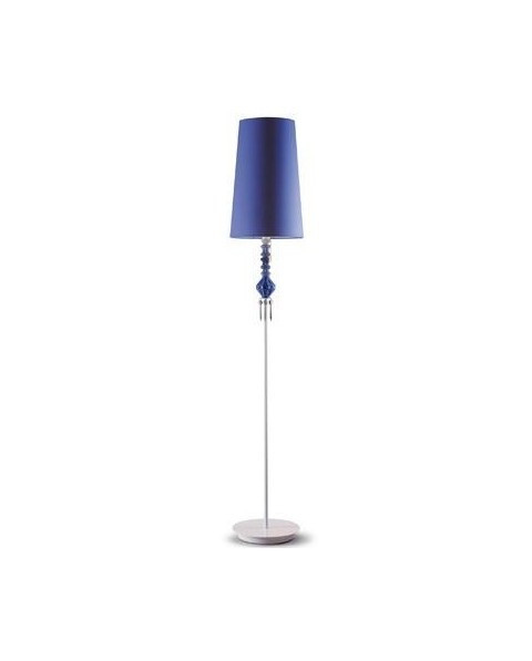 Lladro 01023404 FLOOR LAMP I-BLUE-UK Porcelain Lladro