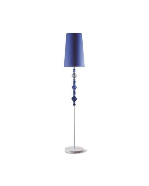 Lladro 01023408 FLOOR LAMP II-BLUE-UK Porcelain Lladro