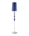 Lladro 01023408 FLOOR LAMP II-BLUE-UK Porcelain Lladro