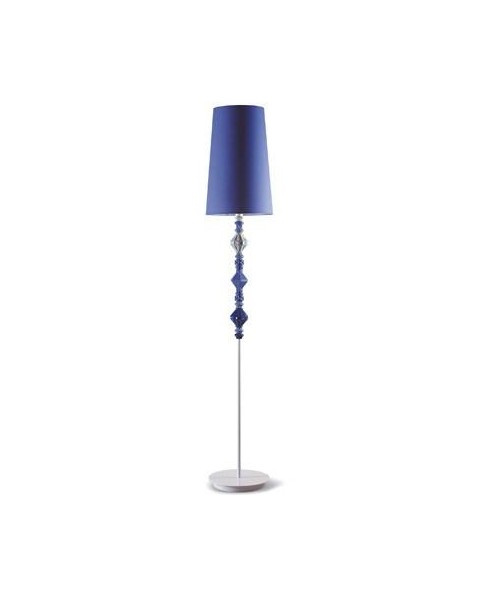 Lladro 01023409 BDN -FLOOR LAMP II -BLUE (US) Porcelain Lladro