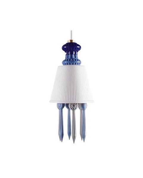 Lladro 01023413 LITHOPHANE HANGING LAMP-BLUE-JP Фарфор Lladro