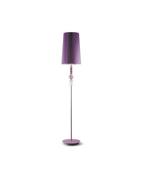 Lladro 01023421 FLOOR LAMP I-PINK-UK Porcelain Lladro