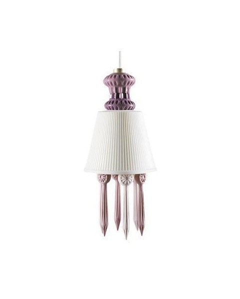 Lladro 01023430 LITHOPHANE HANGING LAMP-PINK-JP Porcelaine Lladro