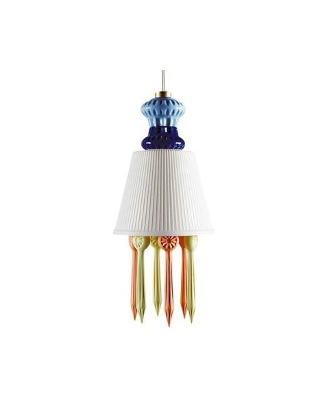 Lladro 01023446 BDN -LITHO. HANGING LAMP -MULTIC. (US) Porcelain Lladro